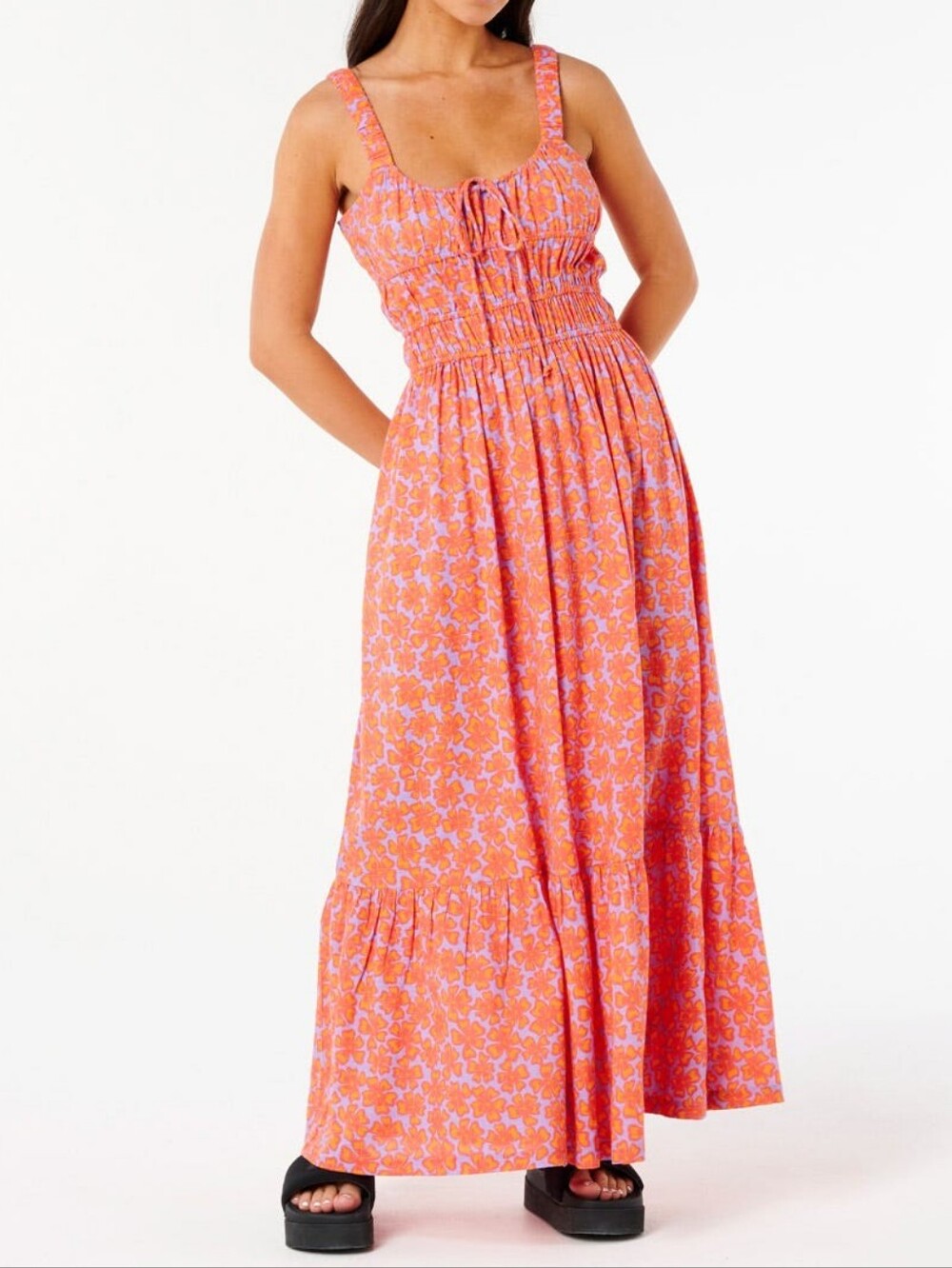 NWT Rip Curl Neon Isles Maxi Dress Size Small $79